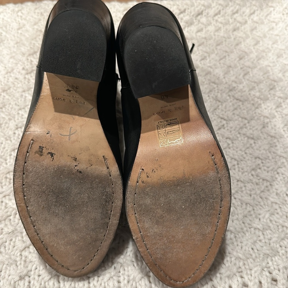 Rag and Bone Harrow Booties in Black Leather size 40 - Picture 8 of 12